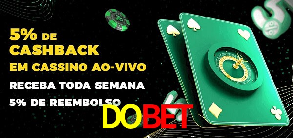 Promoções do cassino ao Vivo DOBET